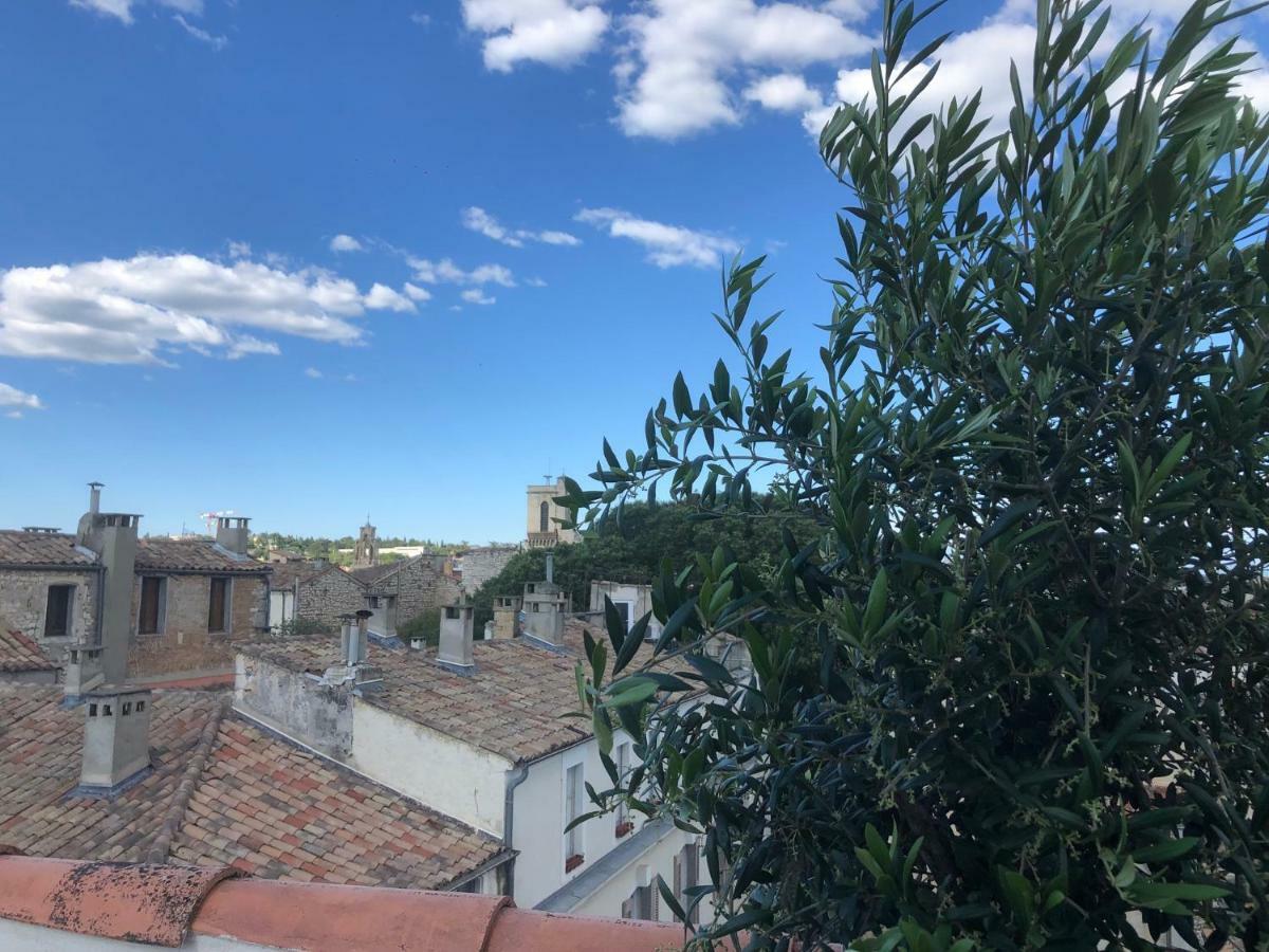 Appartement Avec Terrasse Panoramique Au Coeur De Νιμ Εξωτερικό φωτογραφία